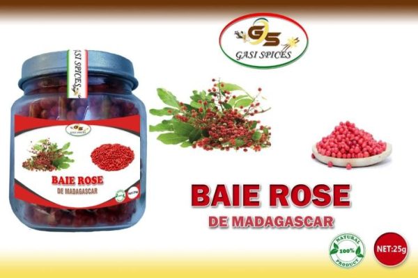 Baie rose en pot de 25 grs
