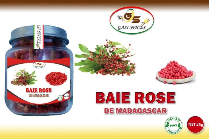 Baie rose en pot de 25 grs