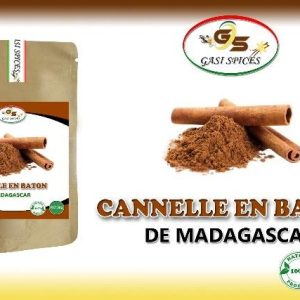 Cannelle en bâton de Madagascar 50 grs