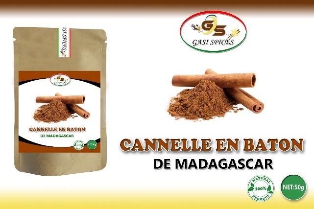 Cannelle en bâton de Madagascar 50 grs