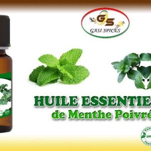 Huile Essentielle de Menthe poivrée flacon
