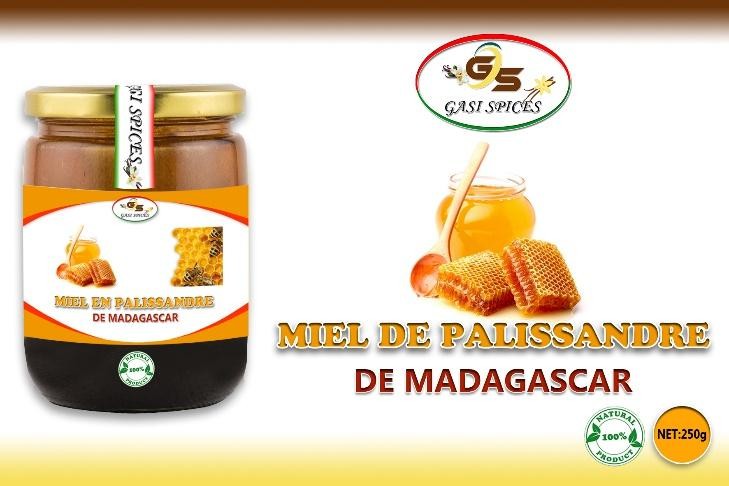 Miel de Palissandre de Madagascar pot de 250 grs