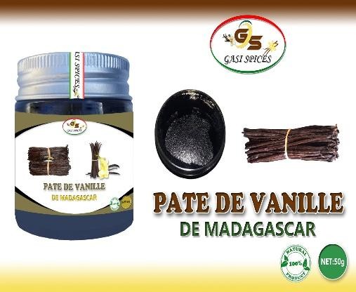 Pate de vanille de Madagascar en pot de 50 grs